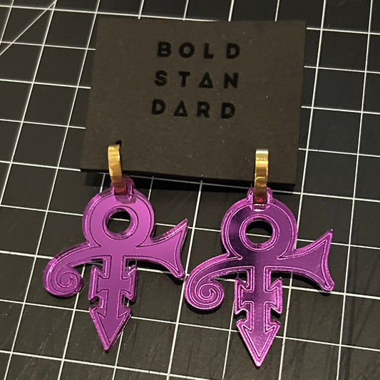 P4P Earrings - Purple